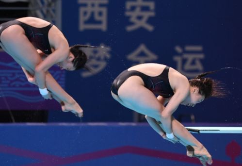大同全运会女子跳水团体决赛，全红婵率领广东队夺冠，陕西队获得季军